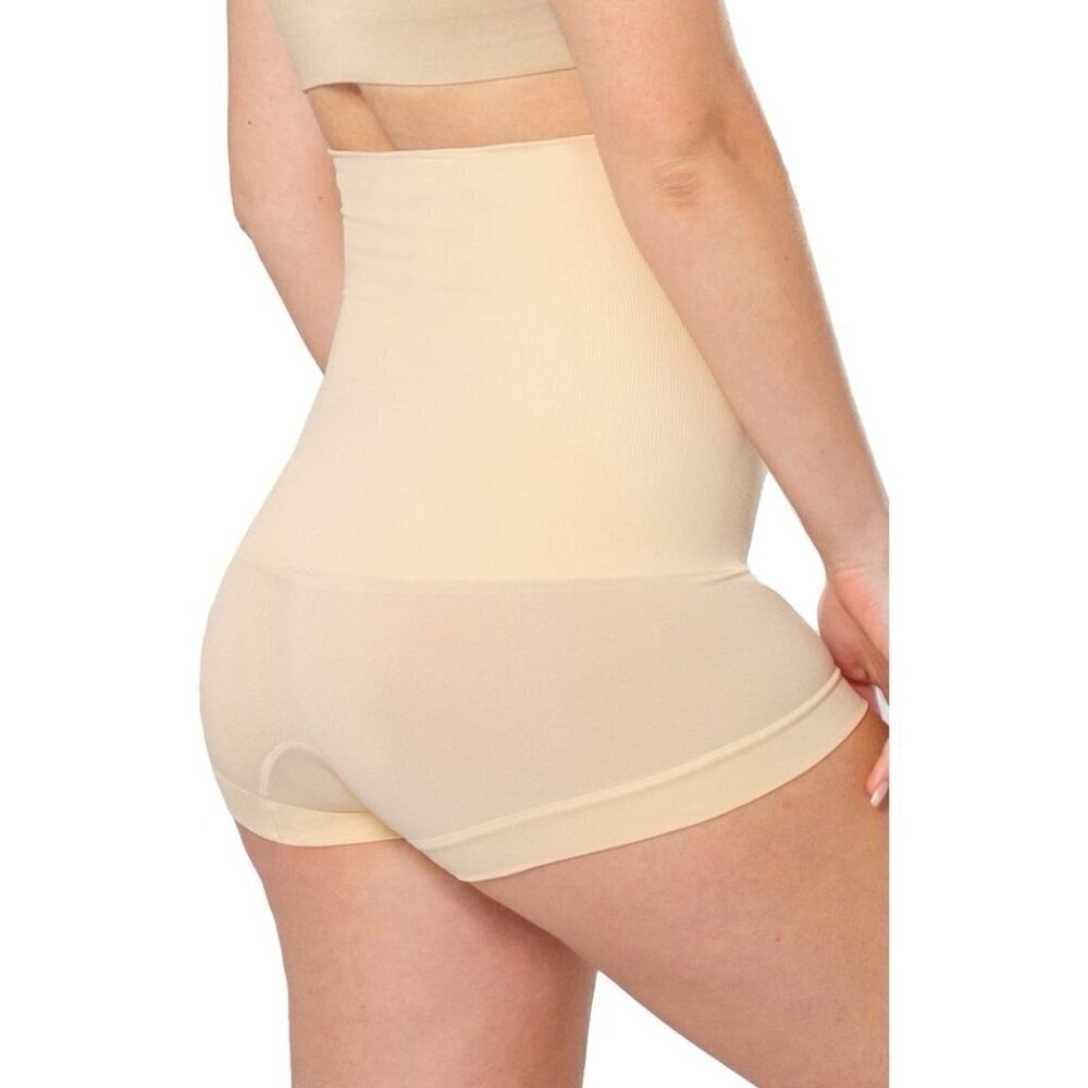 Shapermint All Day Every Day High Waisted Shaper Boyshort Sz Small Chai 18437 - Picture 6 of 10